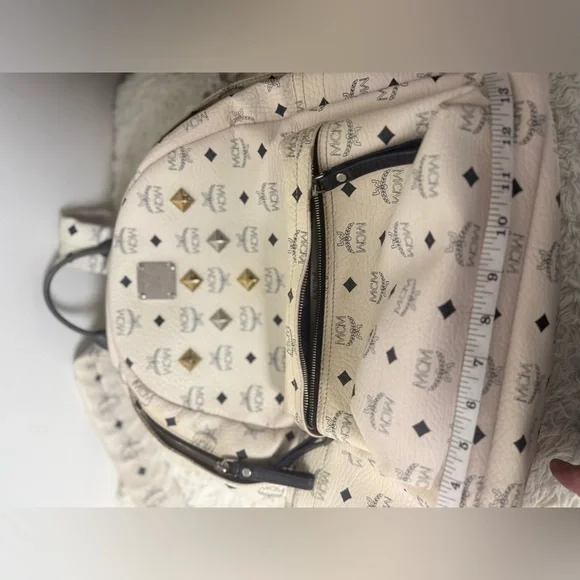 Authentic MCM Studded Backpack - Picture 13 of 14